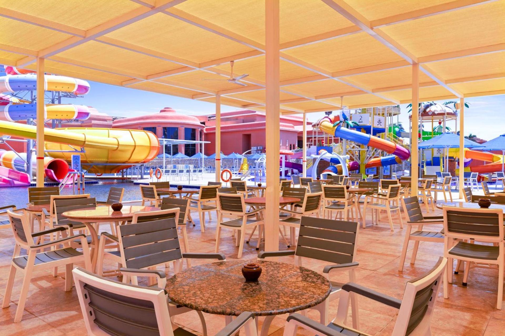 Pickalbatros Laguna Vista Aqua Park Sharm el Sheikh Esterno foto The park's restaurant