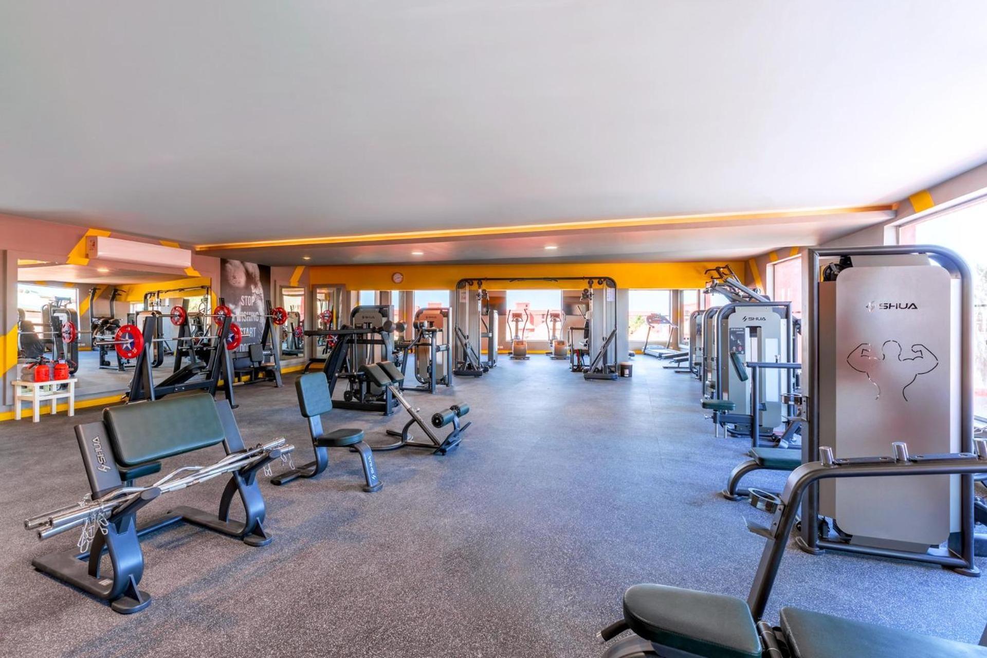 Pickalbatros Laguna Vista Aqua Park Sharm el Sheikh Esterno foto The gym at the hotel