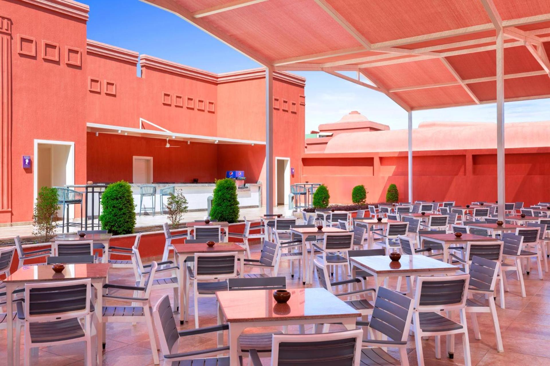 Pickalbatros Laguna Vista Aqua Park Sharm el Sheikh Esterno foto Rooftop restaurant